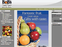 Tablet Screenshot of fruitbaskets.bobsproduce.com